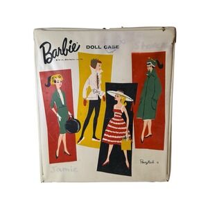 Vintage 1961 Mattel Barbie Doll White Ponytail Case
